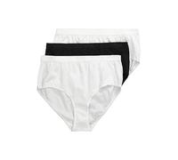 Ulla Popken Slip, 3er-Pack Culotte, Blanc (Weiss 20), 64 (Lot de 3) Femme