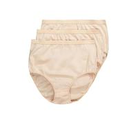Ulla Popken Slips, 3er-Pack, Perlweiß, 51 Femme