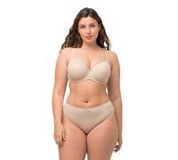 Ulla Popken Soutien-Gorge à Armatures, Coque Souple moulé, Beige, 115B Femme