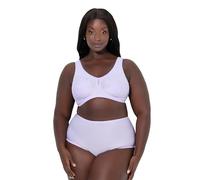 Ulla Popken Soutien-Gorge de Maintien Kelly, sans Armatures. Brassière avec Bretelles Larges et rembourrées. N'entaille Pas la Peau. Disponible Jusqu'au 130 J. Lavande Tendre 100F 658495818-100F