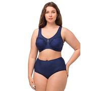Ulla Popken Soutien-Gorge de soulagement, Bonnet C-G, Pouces Opaques, Bleu Marine, 140C Femme