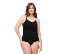 Ulla Popken Spaghettiträger-Hemd Maillots de Corps, Schwarz, 64-66 Femme
