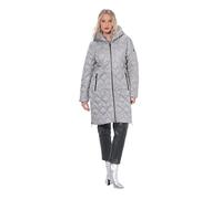 Ulla Popken Spezialist Hyprar Steppmantel Manteaux, Gris Moyen, 54-56 Femmes