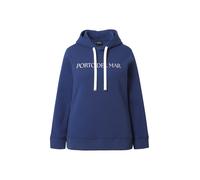 Ulla Popken Sweat-shirt bleu marine / blanc, Taille L-XL