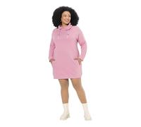Ulla Popken Sweatkleid, Stehkragen, Langarm, Taschen Robe, Framboise, 60-62 Femmes