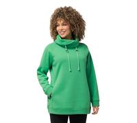 Ulla Popken Sweatshirt Maillot de survêtement, Vert, 66-68 Femme