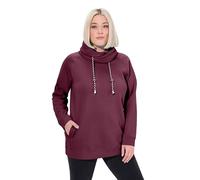 Ulla Popken Sweatshirt Pulls molletonnés, Baies Foncées, 66-68 Femme