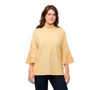 Ulla Popken Sweatshirt with Embroidered Sleeves, Maillot de survêtement,