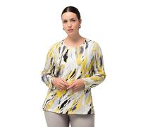 Ulla Popken T- Shirt imprimé marbré, Noir, 64/66 FR Femme