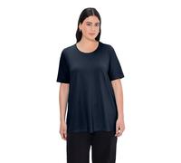 Ulla Popken T- Shirt, Ligne A, Col Rond, Manches Mi-Longues, ExtériEUr (Couleur de Rechange), 48-50 Femme