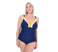 Ulla Popken Tankini, Sabrina, Colourblock Ensemble, Marine, 56 Femmes