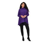 Ulla Popken Tunika, Lagenoptik, A-Linie, Stehkragen, Langarm Maillot de Tunique, Lys, 46-48 Femmes