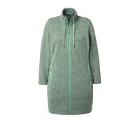Ulla Popken Veste en polaire menthe / vert foncé, Taille M-L