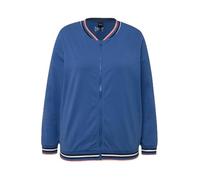 Ulla Popken Veste Loungewear 831874 survêtement, Bleu, 50-52 Femme