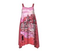Ulla Popken Vêtement de plage 'Mia' rose / rose / rouge / blanc, Taille 58-60
