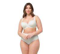 Ulla Popken Femme Grandes Tailles Soutien-Gorge Balconnet, avec Dentelle. Armatures et Coques Souples - Bonnet B-D Blanc Neige 115D 820373200-115D