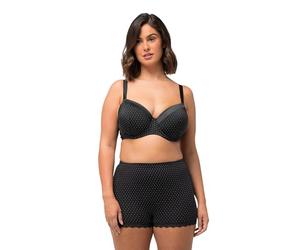 Ulla Popken Wire-Bra, Softcup, Satin Soutien-Gorge, Noir, 110B Femme