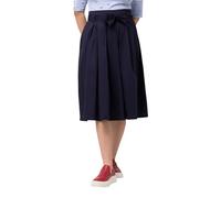 Ulla Popken Womenswear 823477 Jupe plissée Taille Plus Curvy Oversize, Bleu Marine, 54