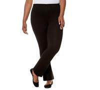 Ulla Popken Yogahose Hosen, Noir, 50W x 32L Femme