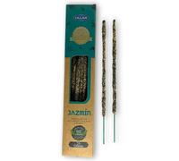 ULLAS - Bâtonnets d'encens bio faits à la main - 25 g - Fabriqué en Inde - 100 % naturel - 1 boîte (jasmin)