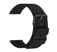 ULLCHRO Nylon Cinturini Orologi Orologi Bracciale Militari Esercito - 14mm, 16mm, 18mm, 20mm, 22mm Cinturino Orologio Fibbia Dell'acciaio Inossidabile (22mm, Black)