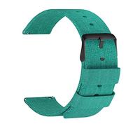 ULLCHRO Nylon Cinturini Orologi Orologi Bracciale Militari Esercito - 14mm, 16mm, 18mm, 20mm, 22mm Cinturino Orologio Fibbia Dell'acciaio Inossidabile (18mm, Green)