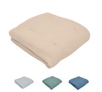 ULLENBOOM Couverture pour enfant 120 x 120 cm rembourrée sable (fabriquée en UE) - Couverture pour enfant avec 100 % coton ÖkoTex, idéale comme couverture pour enfants et couverture de jeu