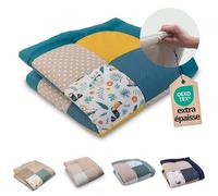 ULLENBOOM Tapis de jeu pour bébé 100 x 100 cm, 100 % matériaux OEKO-TEX, fabriqué en UE, idéal comme couverture pour enfants et tapis de jeu pour enfants