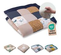 ULLENBOOM Tapis d'éveil pour bébé - 140 x 140 cm - 100 % matériaux Oeko-Tex - Fabriqué en UE - Épais et doux - Motif baleine - Idéal comme couverture d'éveil et couverture de jeu pour bébé