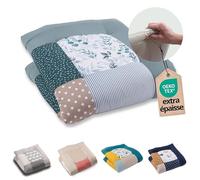 ULLENBOOM Tapis d'éveil pour bébé, 80x80 cm, extérieur, matériaux 100% Oeko-Tex, UE, rembourrage doux, eucalyptus
