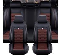 ULLIAN Housses de Siège de Voiture 5 Places pour Ford Ranger Wildtrak 2016-2023, RéSistant Aux Rayures AntidéRapant Housses de SièGe de Voiture, Accessoires de Voiture, C/Black-Coffee