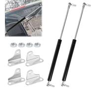 Ulluthu 2 PCS Vérins à Gaz Hydrauliques, 380 mm 200 N Charnière Porte Placard, Amortisseur Porte Placard, Ressort de Compression, Vérins à Gaz pour Levage de Porte Armoire Meuble Cuisine