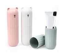 Ulluthu 3 PCS Etui Brosse a Dent, Boite Brosse a Dents Voyage Étanche Trousse Brosse a Dent Portable Gain de Place Étui Brosse À Dent Etui Brosse a Dent Voyage pour Camping, École, Domicile