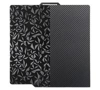 Ulluthu Plateau Bambula Double Face en Pet + PEO 257x257mm, Plaque en d'impression Magnétique Acier à Ressort Plateforme Amovible en Acier à Ressort Flexible pour Imprimante 3D