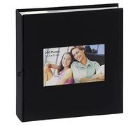 Album photo à pochettes 200 mémos Square - L 23,5 x l 25 cm - Noir