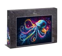 Ulmer Puzzleschmiede - Motif Puzzle « Spectacle tentacule » - Le Puzzle Pieuvre coloré de 1000 pièces - Les tentacules de Pieuvre colorées invitent à Faire des Puzzles