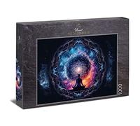 Ulmer Puzzleschmiede - Puzzle 'Chakra' - 1000 pièces pour adultes - Motif méditatif avec symbole Mandala, énergie de l'univers - Qualité Made in Germany