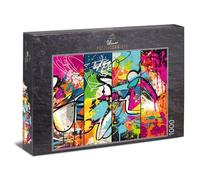 Ulmer Puzzleschmiede - Puzzle de 1000 pièces - Collage de puzzle avec art urbain et designs colorés - Qualité du puzzle fabriqué en Allemagne