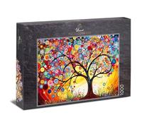 Ulmer Puzzleschmiede Puzzle de 1000 pièces « Symphonie des jeunes bourgeons » - Motif d'arbre merveilleusement créatif comme puzzle original des 1000 pièces avec modèle de boîte même pour les