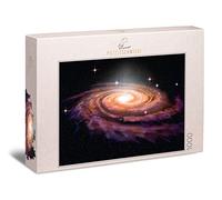 Ulmer Puzzleschmiede - Puzzle « Galaxie » - Puzzle 1000 pièces dans l'espace et l'univers - Spéculaire en Spirale comme Illustration 3D - Brume Andromeda, Astronomie, Galaxy, Deep Space