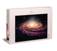 Ulmer Puzzleschmiede - Puzzle « Galaxie » - Puzzle 2000 pièces Espace & Univers - Spectaculaire galaxie spirale comme illustration 3D - Nébuleuse d'Andromède, Astronomie, Galaxy, Deep Space