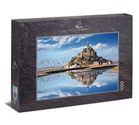 Ulmer Puzzleschmiede - Puzzle Mont Saint-Michel - Puzzle 1000 pièces - la célèbre île rocheuse de Normandie