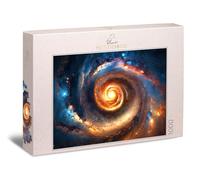 Ulmer Puzzleschmiede - Puzzle Supernova 1000 pièces - La Galaxie Spirale comme Motif Spatial Impressionnant de la Collection de Puzzles Univers, Planètes, Galaxie