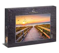 Ulmer Puzzleschmiede - Puzzle Sylt: Puzzle 1000 pièces - Coucher de Soleil sur la Plage de Sylt