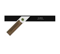 Ulmia 503 Multiangle Précision Line Aluminium (Mesure des angles fixes 45/135 °) - Insert en bois de noyer - Hauteur creuse - 350 mm