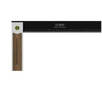 ULMIA Équerre de précision en aluminium, 350 mm, précision de mesure ± 0,02 mm