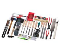ULMIA Tooltainer 1860-04-14 Kit d'outils universel complet avec porte-outils amovible et jeu d'outils 27 pièces 300 x 400 x 315 mm