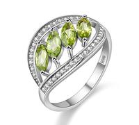 Uloveido Femme Argent sterling Péridot