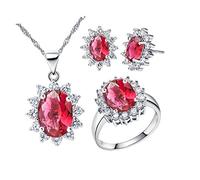 Uloveido Femme Laiton Oxyde de Zirconium