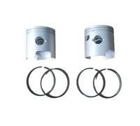 ULPTOBKUD Segment de Piston/axe Moteur Hors-Bord +0,25 for Marin 2 Temps 30 p(Silver)